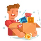 Размещение интеграции в Telegram. Логотип Телеграм канала "Всё для UI дизайнера 📦" Размещение интеграции в Telegram. Логотип Телеграм канала @ui_tools