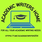 Advertising in Telegram. Telegram Channel logo "Academic writers home" Advertising in Telegram. Telegram Channel logo @academicwriter254
