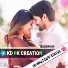 Advertising in Telegram. Telegram Channel logo "KD PK CREATION" Advertising in Telegram. Telegram Channel logo @KD_PK_creation