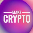 Размещение интеграции в Telegram. Логотип Телеграм канала @make_cryptoo