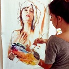 Размещение интеграции в Telegram. Логотип Телеграм канала @hudozhnik5risovat