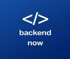 Размещение интеграции в Telegram. Логотип Телеграм канала backend now | IT, Программирование