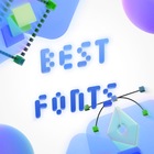 Размещение интеграции в Telegram. Логотип Телеграм канала "Best Fonts" Размещение интеграции в Telegram. Логотип Телеграм канала @fonts_best