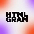 Размещение интеграции в Telegram. Логотип Телеграм канала "Html Gram" Размещение интеграции в Telegram. Логотип Телеграм канала @HtmlGram1