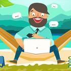 Размещение интеграции в Telegram. Логотип Телеграм канала BILLBOARD WORK WORLD | Удаленная работа | Фриланс | Вакансии по всему миру 🗺