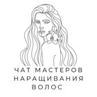 Размещение интеграции в Telegram. Логотип Телеграм канала @hair_extensions_chat