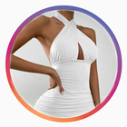 Размещение интеграции в Telegram. Логотип Телеграм канала @dlya_zhenshchin_odezhda