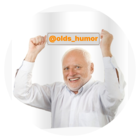 Размещение интеграции в Telegram. Логотип Телеграм канала Взрослый Юмор 😎