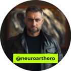 Размещение интеграции в Telegram. Логотип Телеграм канала "Neuroarthero | Нейросети, дизайн, технологии." Размещение интеграции в Telegram. Логотип Телеграм канала @neuroarthero