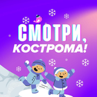 Размещение интеграции в Telegram. Логотип Телеграм канала @Smotrikostroma