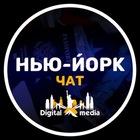 Размещение интеграции в Telegram. Логотип Телеграм канала @new_york_chatl