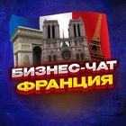 Размещение интеграции в Telegram. Логотип Телеграм канала @biznesfrance