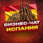 Размещение интеграции в Telegram. Логотип Телеграм канала @bizspain