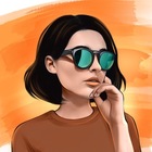 Размещение интеграции в Telegram. Логотип Телеграм канала ДЕЛОВАЯ | Женский юмор