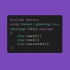 Размещение интеграции в Telegram. Логотип Телеграм канала "Грокаем C++" Размещение интеграции в Telegram. Логотип Телеграм канала @grokaemcpp