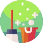 Размещение интеграции в Telegram. Логотип Телеграм канала @magicdoma