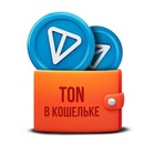 Размещение интеграции в Telegram. Логотип Телеграм канала "TON в кошельке" Размещение интеграции в Telegram. Логотип Телеграм канала @TONtopnews