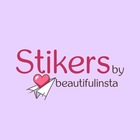 Размещение интеграции в Telegram. Логотип Телеграм канала @stikers_beautifulinsta