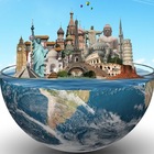 Размещение интеграции в Telegram. Логотип Телеграм канала "Кругосветное Путешествие🌏" Размещение интеграции в Telegram. Логотип Телеграм канала @krugosvetnoe_puteshestvie