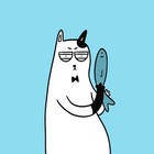 Размещение интеграции в Telegram. Логотип Телеграм канала Котокомикс