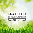 Размещение интеграции в Telegram. Логотип Телеграм канала @brateevo_chat_1