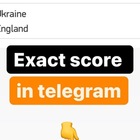 Advertising in Telegram. Telegram Channel logo "Exact score" Advertising in Telegram. Telegram Channel logo @exactscore