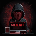 Размещение интеграции в Telegram. Логотип Телеграм канала STEALNET | DARK