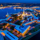 Размещение интеграции в Telegram. Логотип Телеграм канала @petrogradski