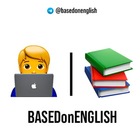 Размещение интеграции в Telegram. Логотип Телеграм канала "Based on English" Размещение интеграции в Telegram. Логотип Телеграм канала @basedonenglish