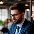 Размещение интеграции в Telegram. Логотип Телеграм канала @biz_markettrader