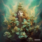 Размещение интеграции в Telegram. Логотип Телеграм канала Зелёная эстетика