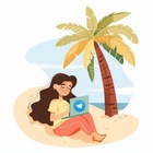 Размещение интеграции в Telegram. Логотип Телеграм канала "Работа в Телеграм: закупщик, продажник, редактор, контентщик, дизайнер, трафиколог" Размещение интеграции в Telegram. Логотип Телеграм канала @telejobo