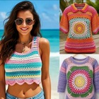 Размещение интеграции в Telegram. Логотип Телеграм канала @moda_crochet