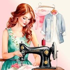 Размещение интеграции в Telegram. Логотип Телеграм канала Я швея | Рукоделие